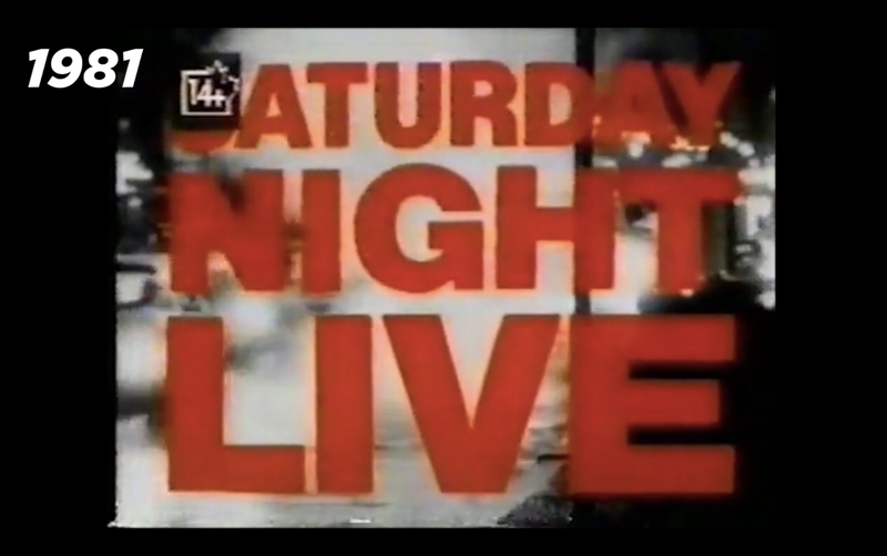 Illustration for article titled 40 years of inspired graphic design in SNL’s title sequence